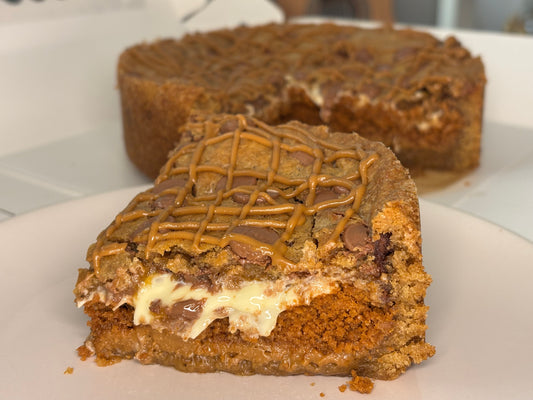 Biscoff White Chocolate Cookie Pie